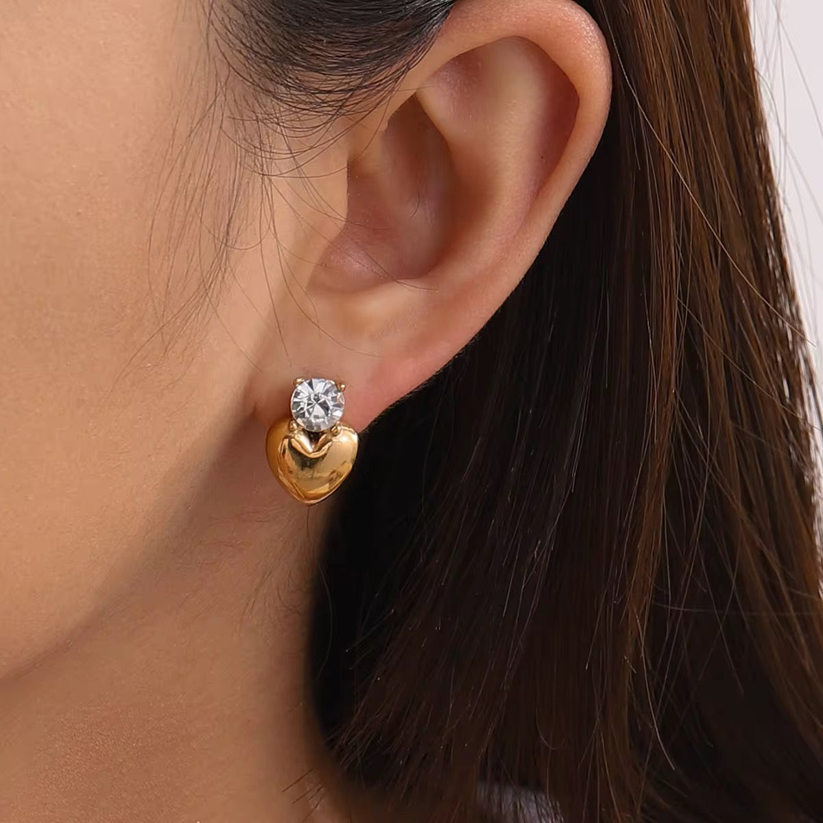 Heart Studs (Earrings) - STORIES
