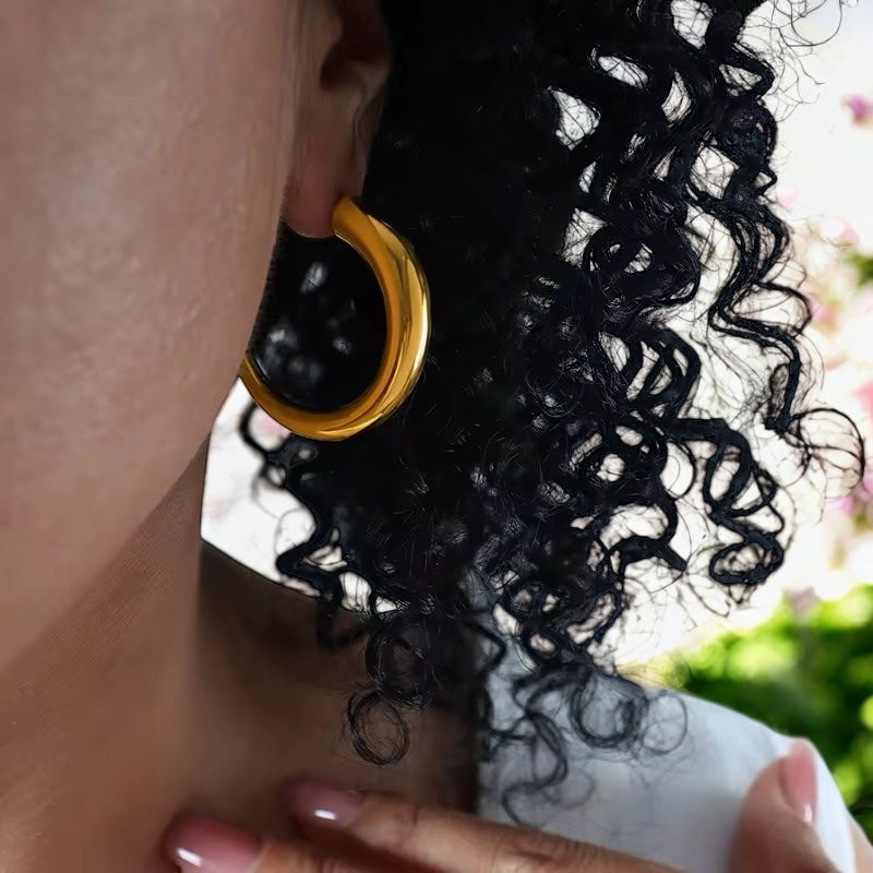 Oversized Hoops - STORIES