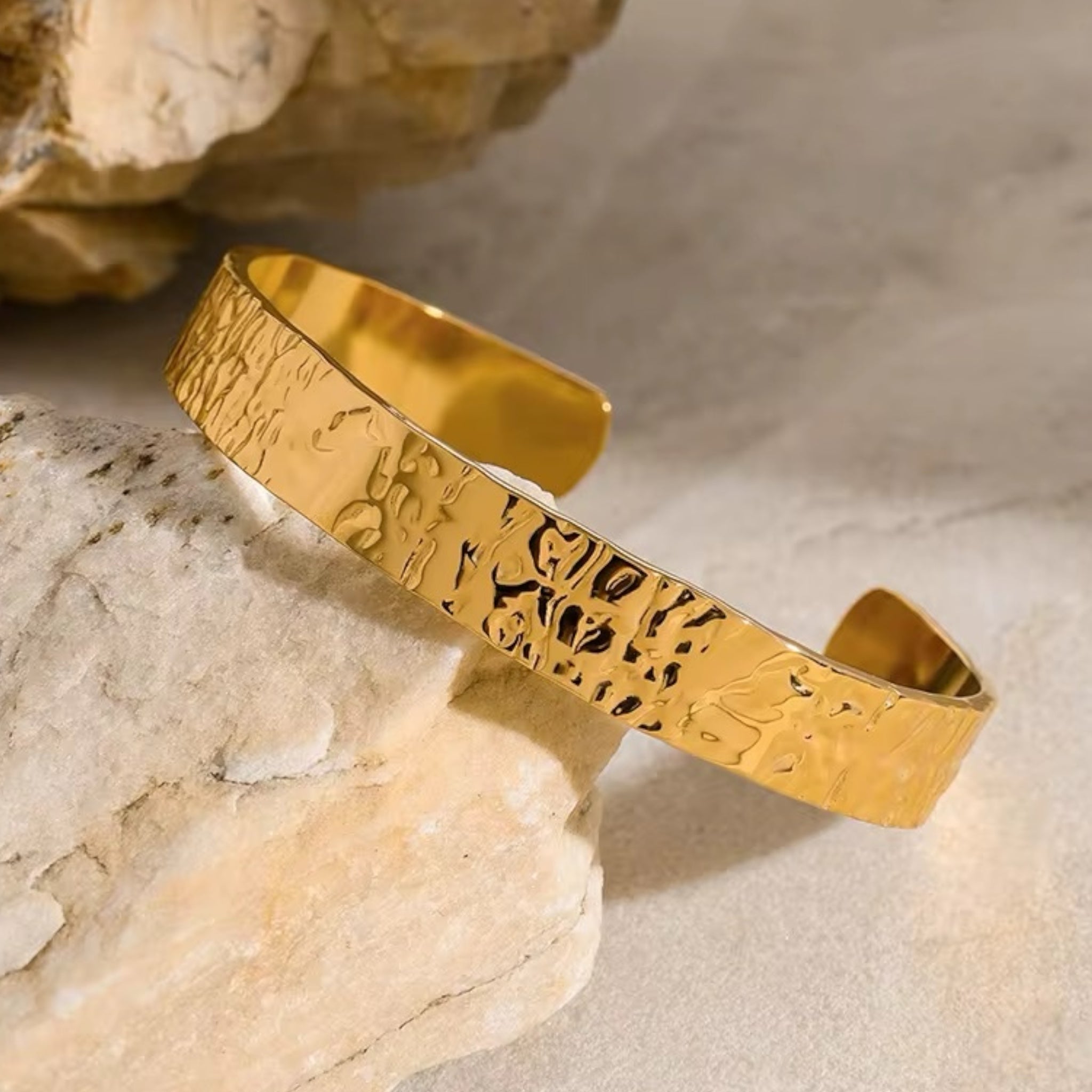 Hammered Bangle - STORIES